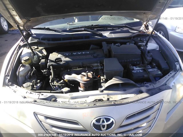 4T1BE46KX7U146978 - 2007 TOYOTA CAMRY NEW GENERAT CE/LE/XLE/SE BROWN photo 10