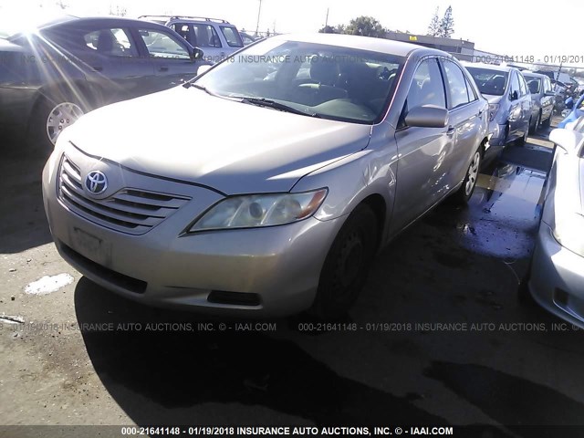 4T1BE46KX7U146978 - 2007 TOYOTA CAMRY NEW GENERAT CE/LE/XLE/SE BROWN photo 2