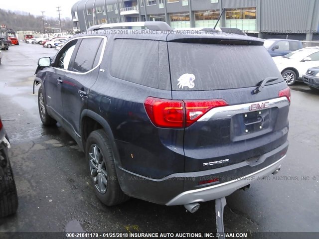 1GKKNMLS5HZ258895 - 2017 GMC ACADIA SLT-1 Niebieski zdjęcie 3