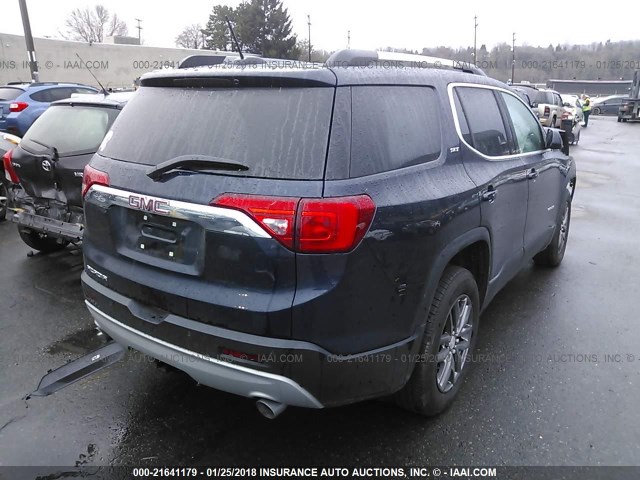 1GKKNMLS5HZ258895 - 2017 GMC ACADIA SLT-1 Niebieski zdjęcie 4