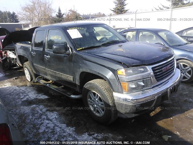 1GTH6MFE8C8108030 - 2012 GMC CANYON SLE BLACK photo 1