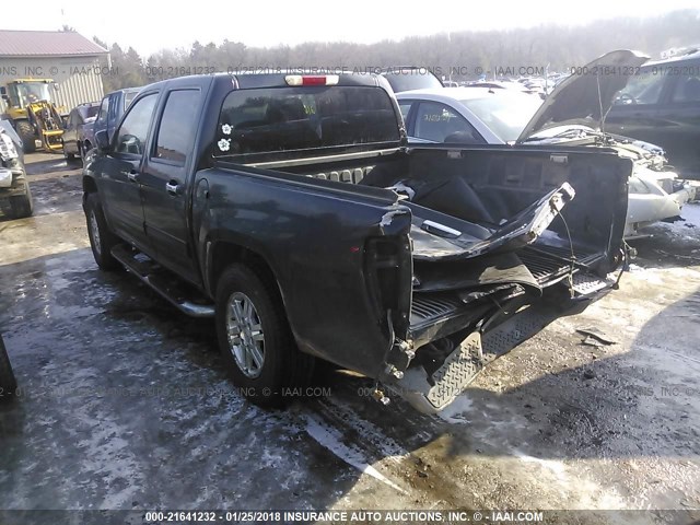 1GTH6MFE8C8108030 - 2012 GMC CANYON SLE BLACK photo 3