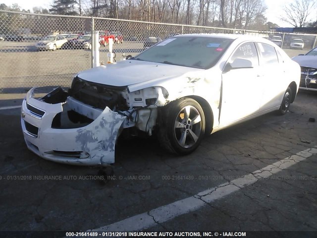 1G1ZC5E02CF384748 - 2012 CHEVROLET MALIBU 1LT 白色 照片 2