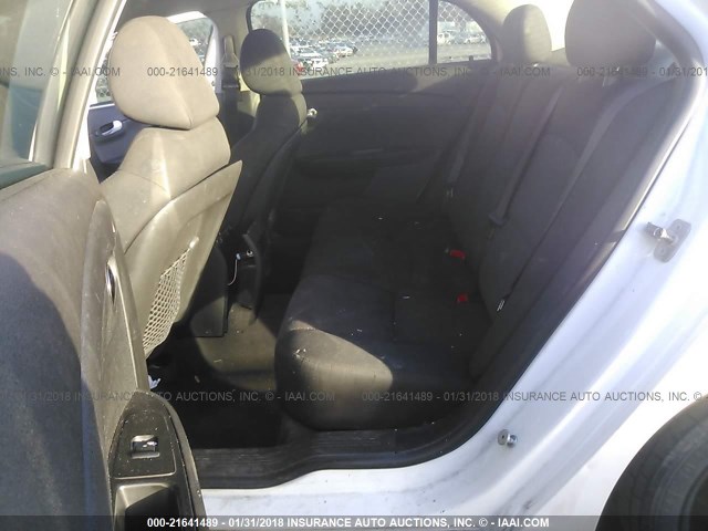1G1ZC5E02CF384748 - 2012 CHEVROLET MALIBU 1LT 白色 照片 8