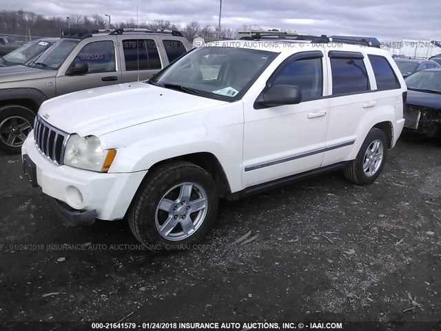 1J8GR48K36C161816 - 2006 JEEP GRAND CHEROKEE LAREDO/COLUMBIA/FREEDOM WHITE photo 2