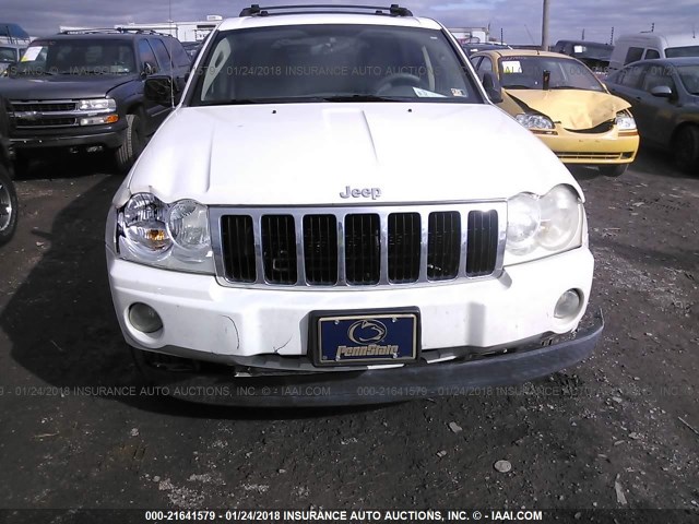 1J8GR48K36C161816 - 2006 JEEP GRAND CHEROKEE LAREDO/COLUMBIA/FREEDOM WHITE photo 6