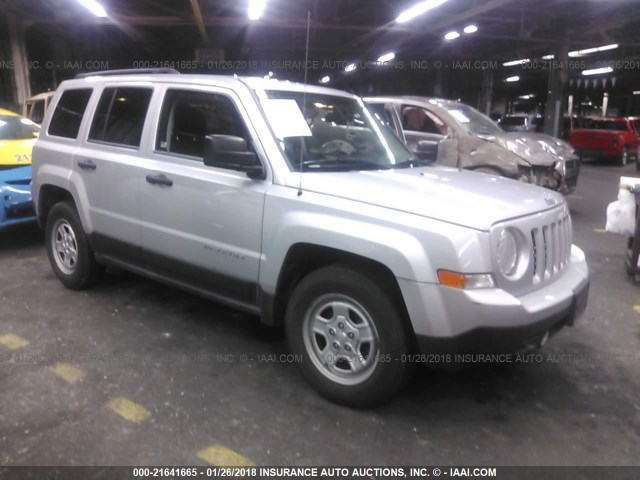 1J4NT1GBXBD213781 - 2011 JEEP PATRIOT SPORT SILVER photo 1