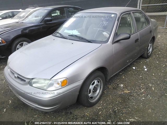 1NXBR12E7XZ217055 - 1999 TOYOTA COROLLA VE/CE/LE GOLD photo 2