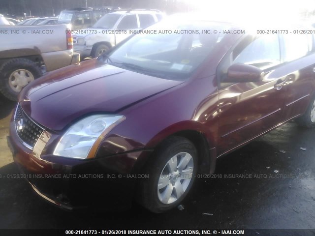 3N1AB61E78L650876 - 2008 NISSAN SENTRA 2.0/2.0S/2.0SL MAROON photo 2