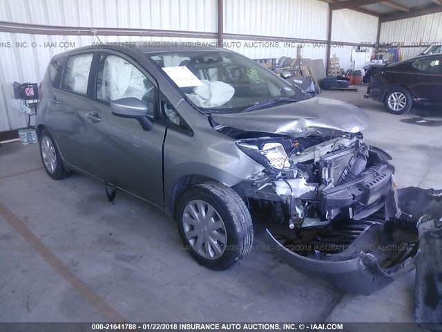 3N1CE2CP9FL422172 - 2015 NISSAN VERSA NOTE S/S PLUS/SV/SL/SR GRAY photo 1