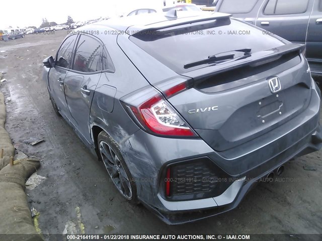 SHHFK7H48HU210684 - 2017 HONDA CIVIC SPORT 灰色 照片 3