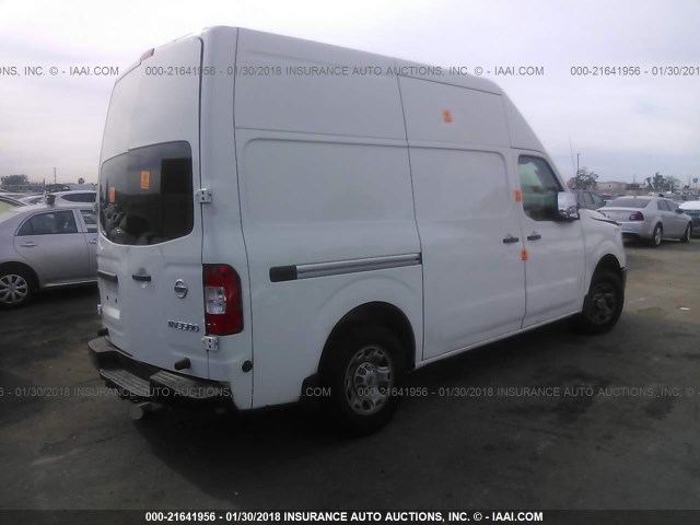 1N6AF0LY3HN804986 - 2017 NISSAN NV 2500 S/SV/2500 SL/S/SV/SL WHITE photo 4