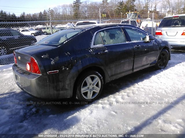 1G1ZB5EB0AF264061 - 2010 CHEVROLET MALIBU LS Сұр фото 4