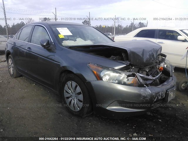 1HGCP2F37AA193122 - 2010 HONDA ACCORD LX GRAY photo 1