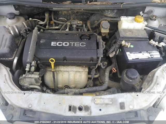 KL1TD66E59B653990 - 2009 CHEVROLET AVEO LS/LT 银色 照片 10