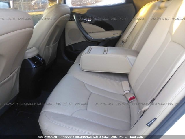 KMHFG4JG0DA223319 - 2013 HYUNDAI AZERA WHITE photo 8