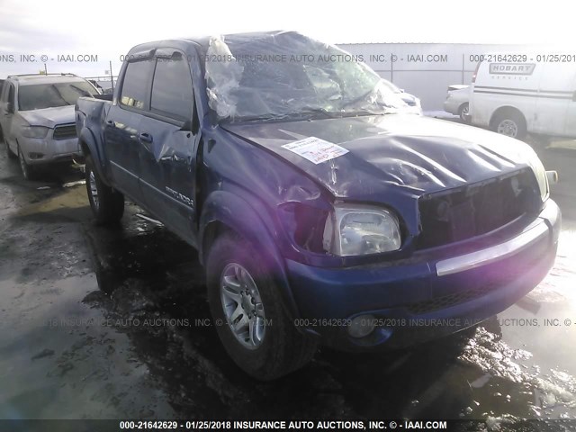 5TBDT44176S527535 - 2006 TOYOTA TUNDRA DOUBLE CAB SR5 Navy photo 6