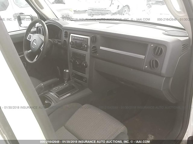 1J4RG4GK4AC130343 - 2010 JEEP COMMANDER SPORT Սպիտակ լուսանկար 5