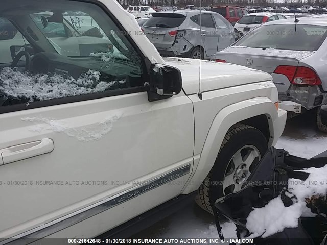 1J4RG4GK4AC130343 - 2010 JEEP COMMANDER SPORT Սպիտակ լուսանկար 6