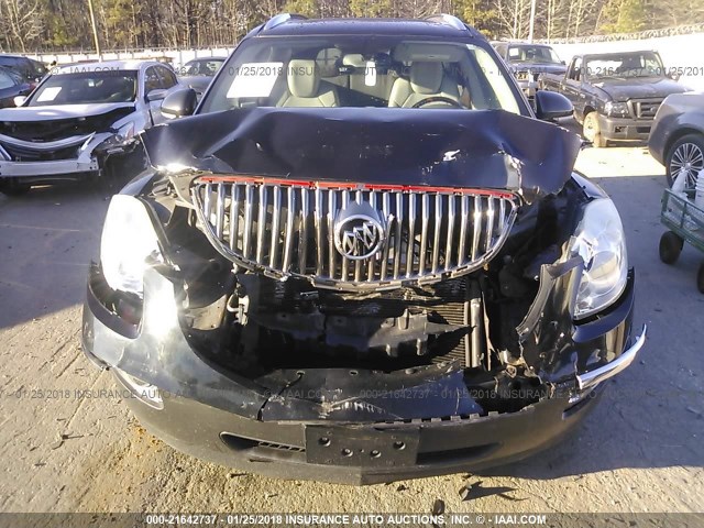 5GAKRCEDXBJ274543 - 2011 BUICK ENCLAVE CXL 灰色 照片 6