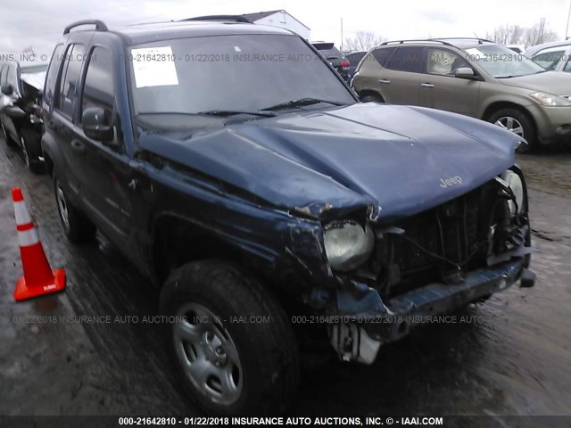 1J4GL48K03W612469 - 2003 JEEP LIBERTY SPORT/FREEDOM BLUE photo 6