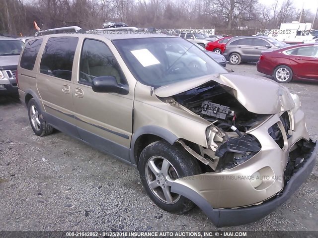 1GMDV33LX5D162224 - 2005 PONTIAC MONTANA SV6 GOLD photo 1