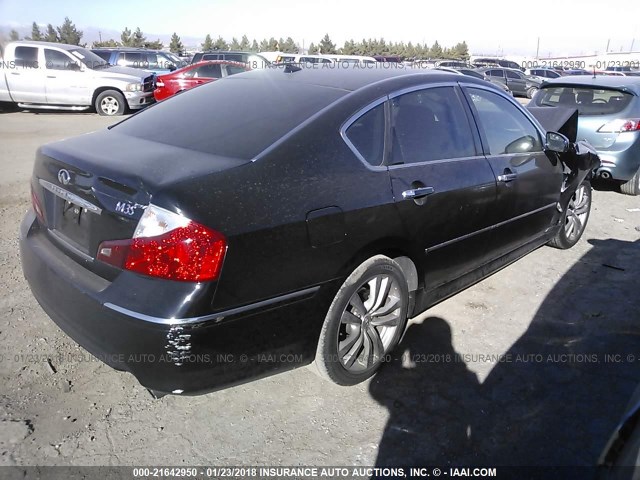 JNKCY01E69M802735 - 2009 INFINITI M35 SPORT BLACK photo 4