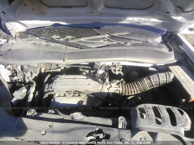 2HJYK16536H503110 - 2006 HONDA RIDGELINE RTL SILVER photo 10