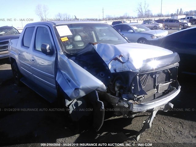 2HJYK16536H503110 - 2006 HONDA RIDGELINE RTL SILVER photo 6