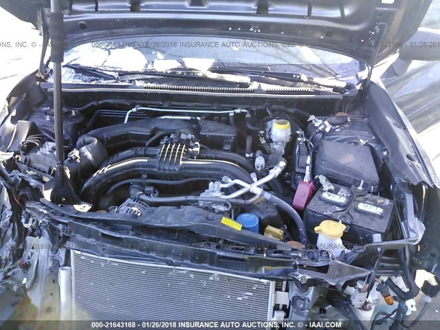 4S3GTAA67H3709436 - 2017 SUBARU IMPREZA GRAY photo 10