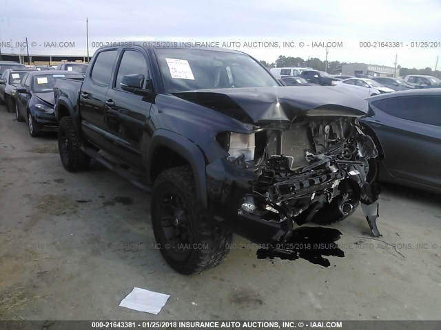 5TFCZ5AN7GX004445 - 2016 TOYOTA TACOMA DBL CAB/SR/SR5/TRD SPT/OR BLACK photo 1