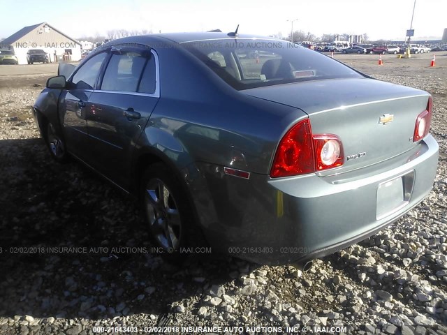 1G1ZH57BX94141578 - 2009 CHEVROLET MALIBU 1LT 浅蓝色 照片 3