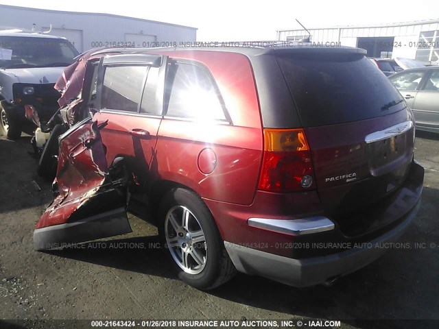 2A8GM68X47R250325 - 2007 CHRYSLER PACIFICA TOURING RED photo 3