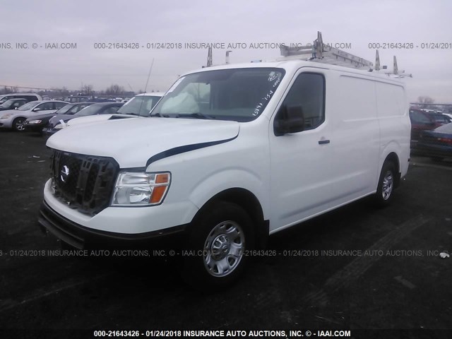 1N6BF0KX8DN113217 - 2013 NISSAN NV 1500/2500 WHITE photo 2