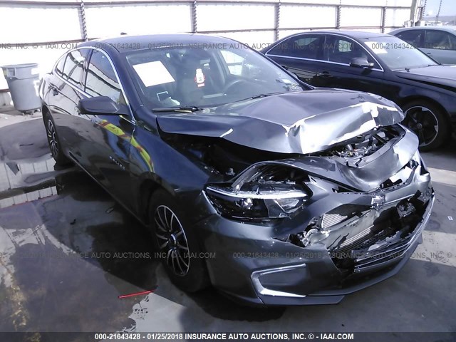 1G1ZB5STXHF148471 - 2017 CHEVROLET MALIBU LS ნაცრისფერი ფოტო 1