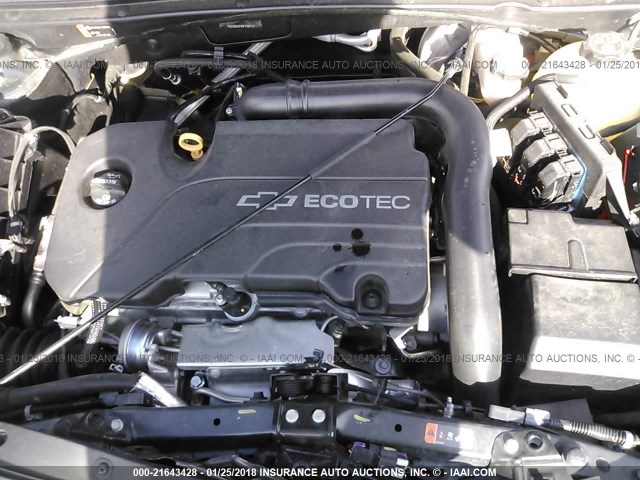 1G1ZB5STXHF148471 - 2017 CHEVROLET MALIBU LS ნაცრისფერი ფოტო 10