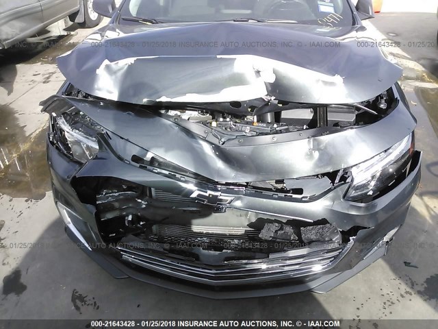 1G1ZB5STXHF148471 - 2017 CHEVROLET MALIBU LS ნაცრისფერი ფოტო 6