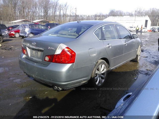 JNKAY01F67M453251 - 2007 INFINITI M35 SPORT SILVER photo 4