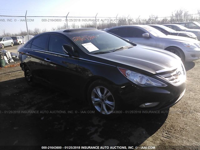 5NPEC4AC0BH088681 - 2011 HYUNDAI SONATA SE/LIMITED BLACK photo 1