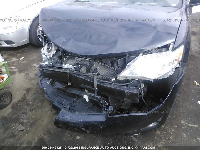 4T1BD1FK9CU058631 - 2012 TOYOTA CAMRY HYBRID/LE/XLE 蓝色 照片 6