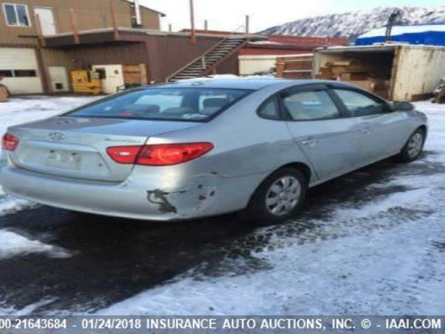 KMHDU46D97U174901 - 2007 HYUNDAI ELANTRA GLS/SE/LIMITED SILVER photo 4