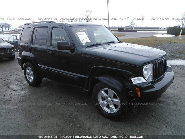 1J4PN2GK4BW506508 - 2011 JEEP LIBERTY SPORT 绿色 照片 1