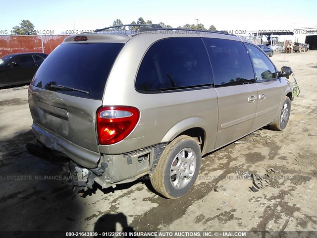 2D4GP44L54R526533 - 2004 DODGE GRAND CARAVAN SXT GOLD photo 4