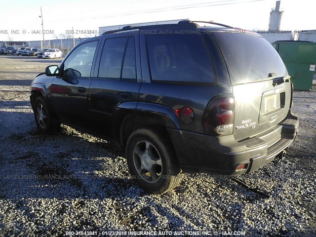 1GNDT13S072213094 - 2007 CHEVROLET TRAILBLAZER LS/LT GRAY photo 3