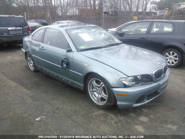 WBABD33424PL03563 - 2004 BMW 325 CI GREEN photo 1