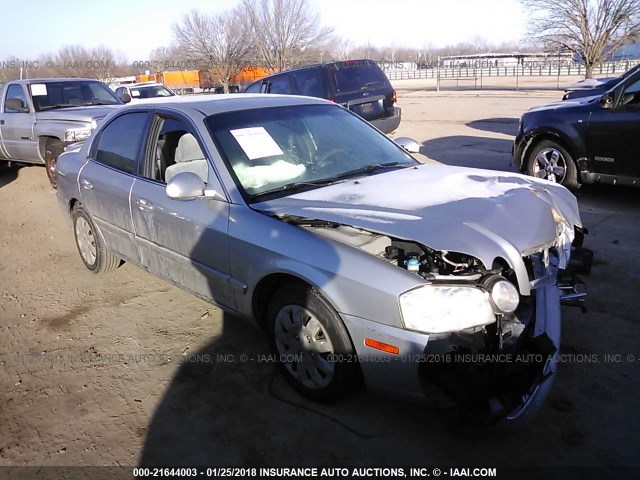 KNAGD126655388272 - 2005 KIA OPTIMA LX/EX SILVER photo 1