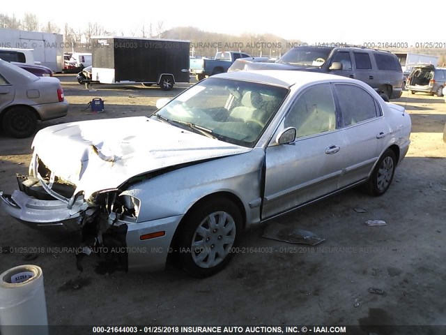 KNAGD126655388272 - 2005 KIA OPTIMA LX/EX SILVER photo 2