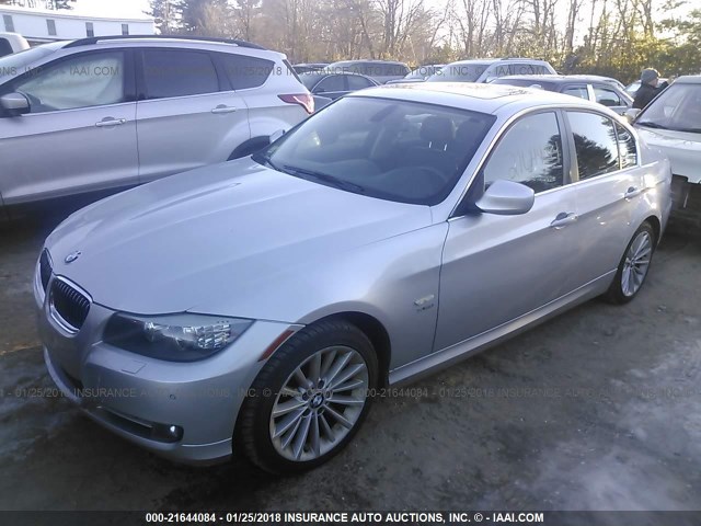 WBAPL5C58BA982767 - 2011 BMW 335 XI SILVER photo 2