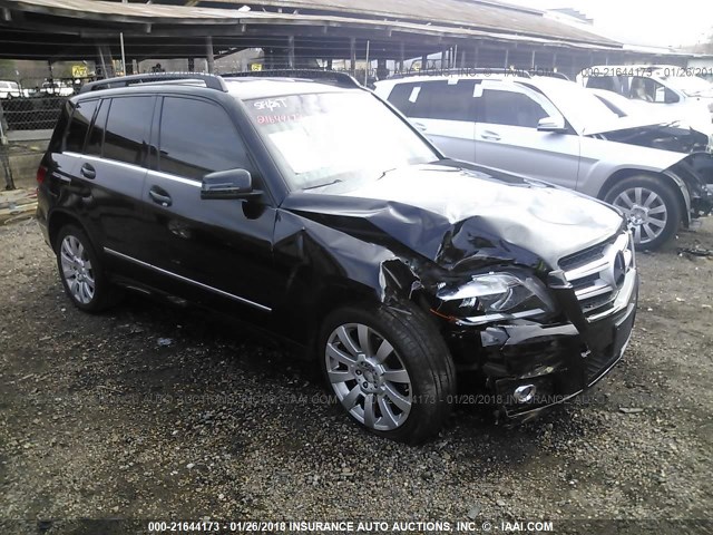 WDCGG8HB7BF608736 - 2011 MERCEDES-BENZ GLK 350 4MATIC BLACK photo 1