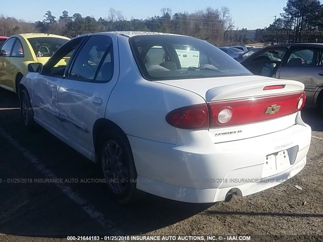 1G1JH52F647144217 - 2004 CHEVROLET CAVALIER LS SPORT WHITE photo 3